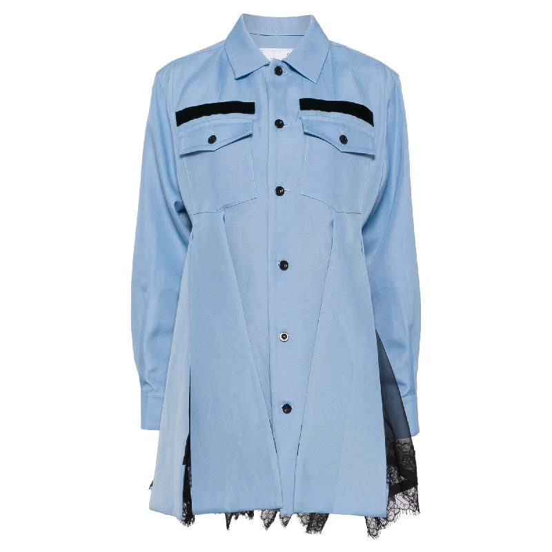 Final Clearance Double-Faced Silk Cotton Shirt