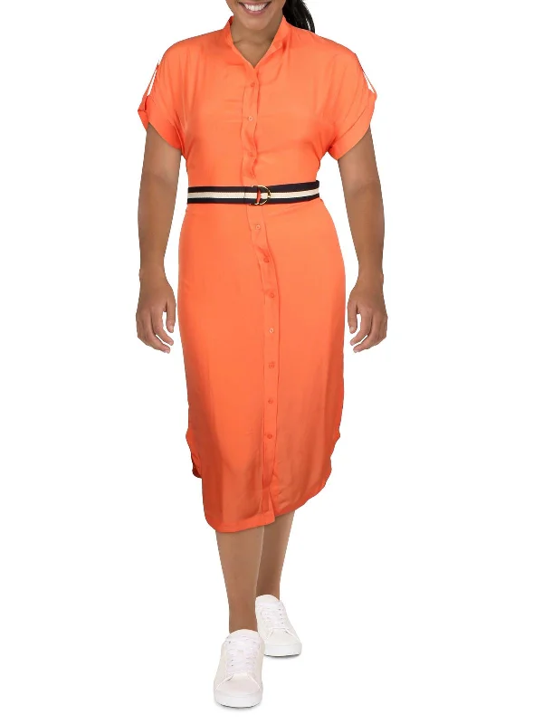 Today Only Womens Crepe Dolman Shirtdress