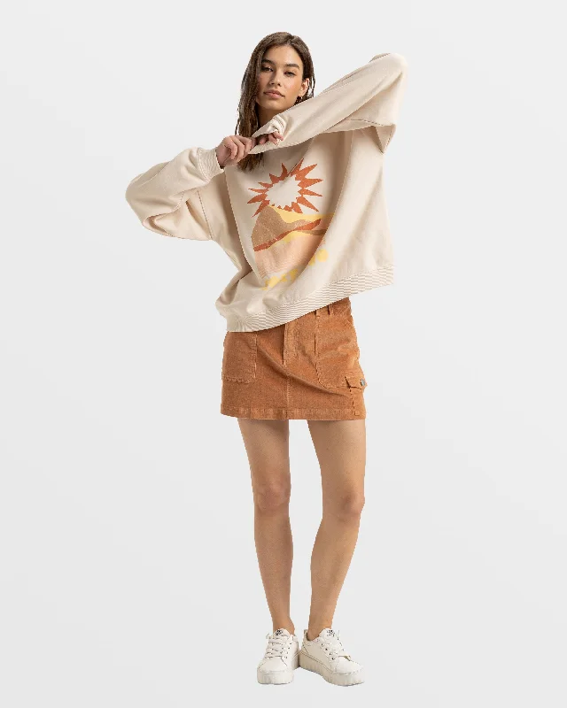 Shop and Save Lineup Pullover Sweatshirt - Parchment