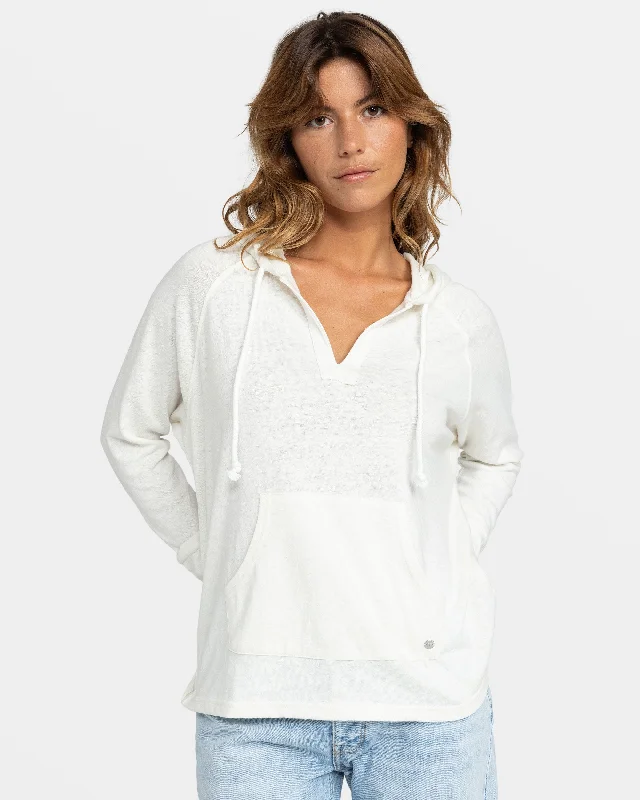 Take Advantage Destination Surf Hoodie - Snow White