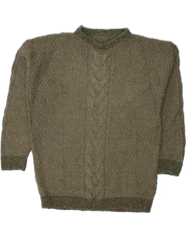Weekend Special VINTAGE Womens Crew Neck Jumper Sweater UK 14 Large Green
