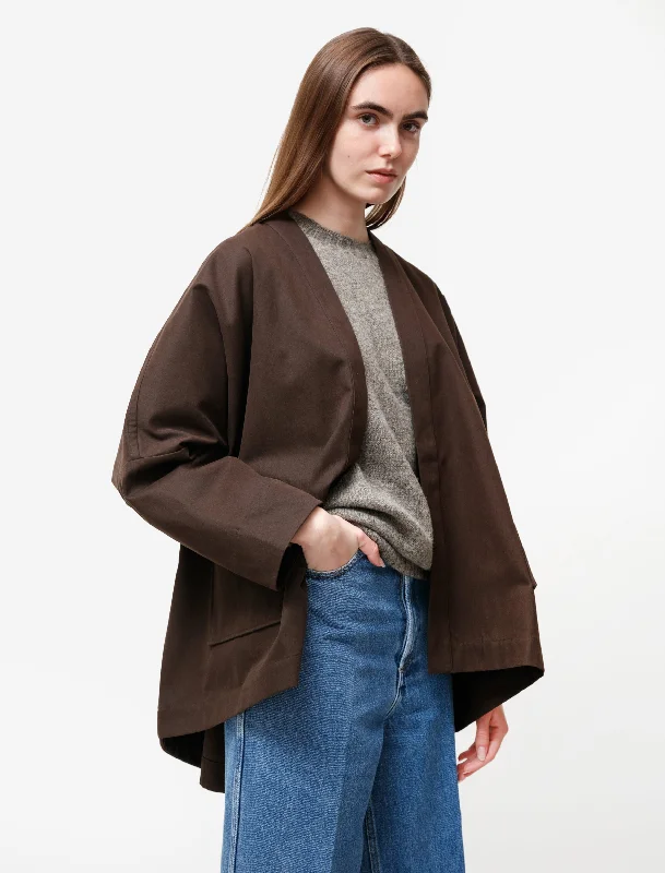 Amazing Deals Cotton Kimono Cardigan Brown
