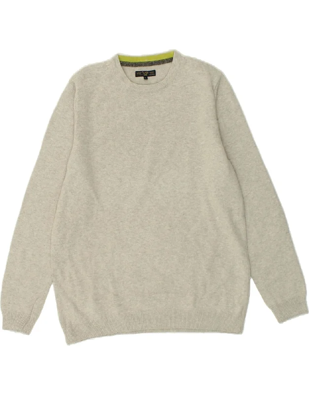 TIME-Limited Offer JULES Womens Crew Neck Jumper Sweater UK 18 XL Grey Cotton