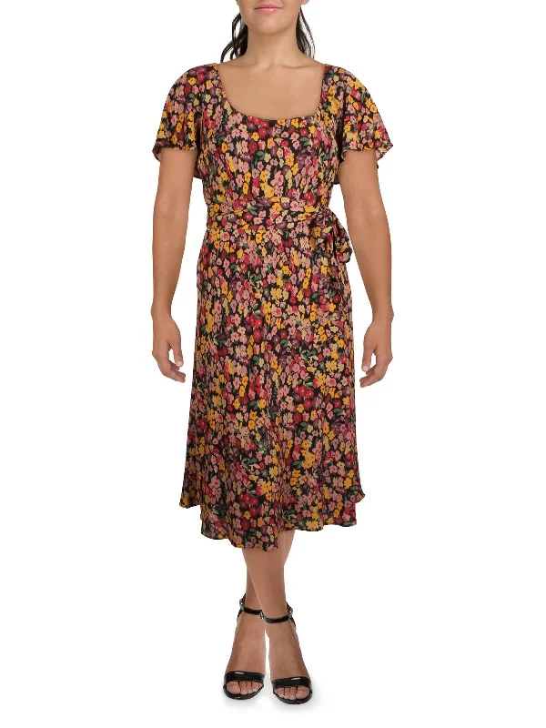 Clearance Sale Womens Floral Long Midi Dress