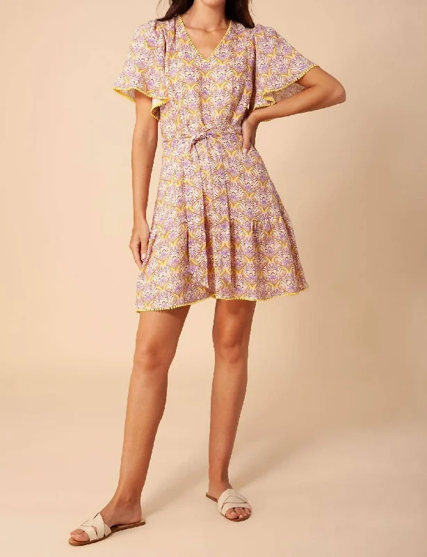 Price Drop Alert Lulie Linen Dress In Yellow